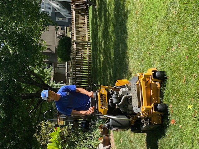 Spring lawn mowing in Overland Park, KS - 1